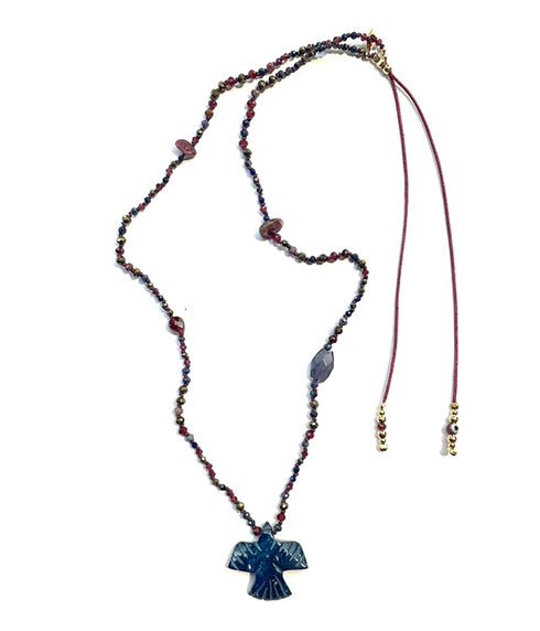 Epure Bird Necklace Black